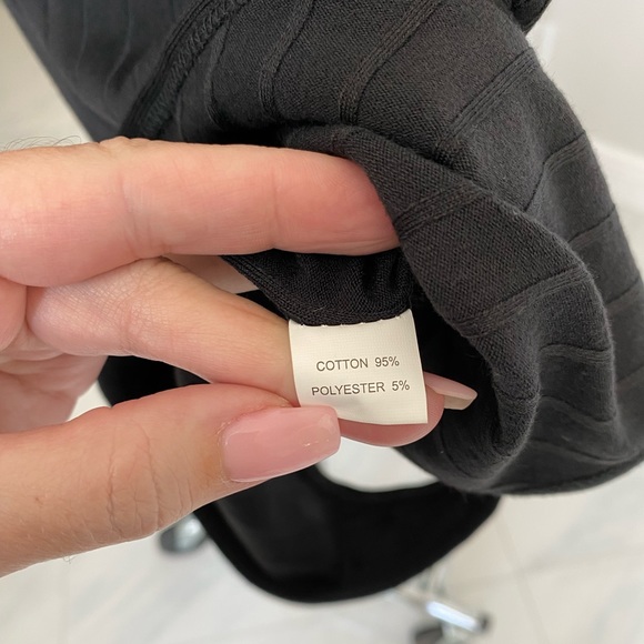 Black bodysuit ribbed small medium large NWT - Picture 7 of 16